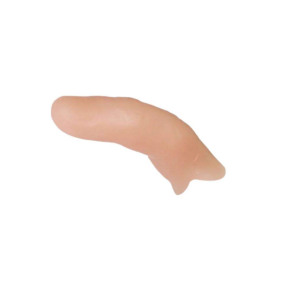 

5pcs Rubber Thumb Simulation Finger Cover Fools' Day Halloween Props Toy