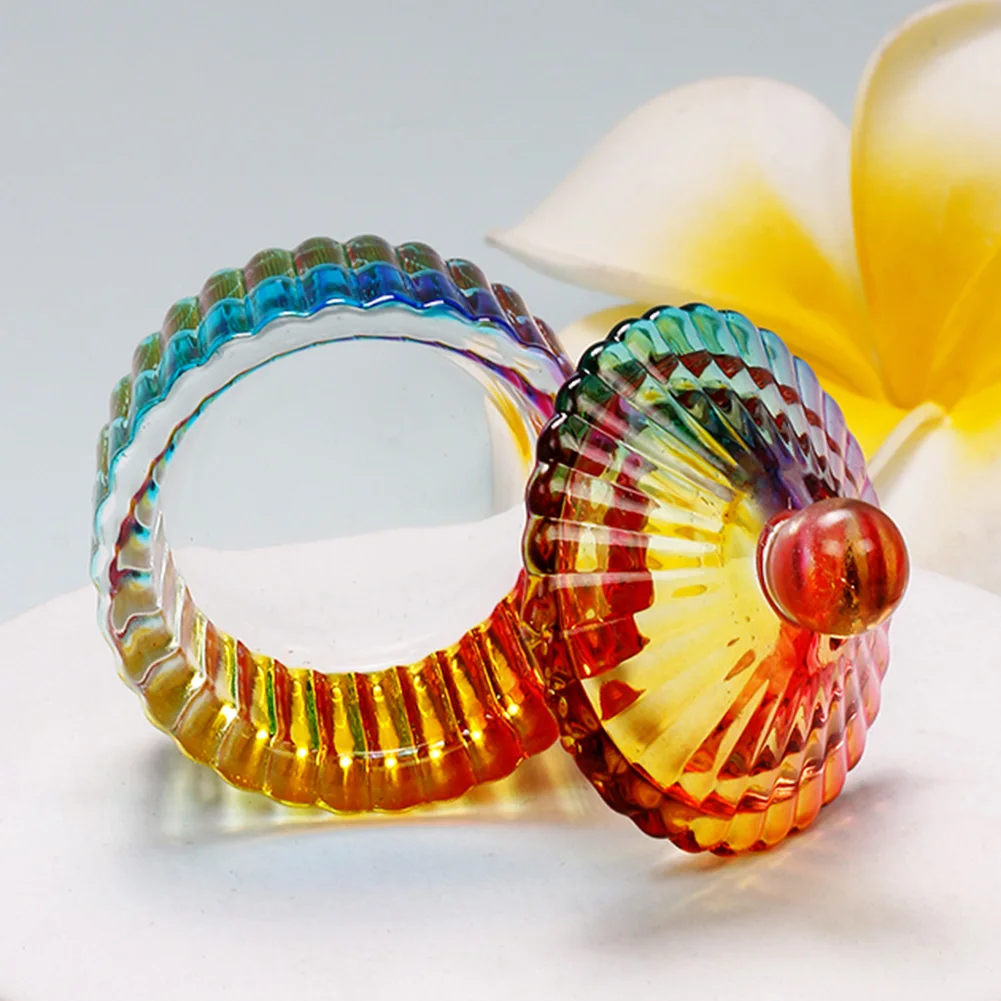 КУБОК Жидкость Акриловый Посуда Стакан Хрустальный Dappen с Крышкой Цветная Глазурь Пудра Чаша Инструменты для маникюра Нейл-арт.