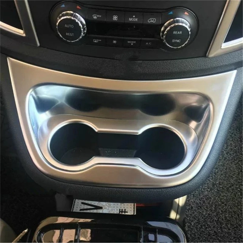 WELKINRY For Benz Vito W447 3rd Generation 2014-2023 EQV E-Vito Valente Metris Front Car console Water Bottle Cup Holder Trim