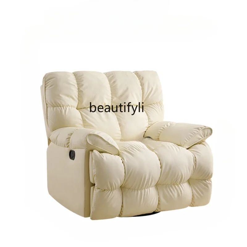 

Multifunctional Lazy Sofa Bed Reclining Space Electric Single Recliner Rocking Small Sofa Cabin Rocking Chair furniture