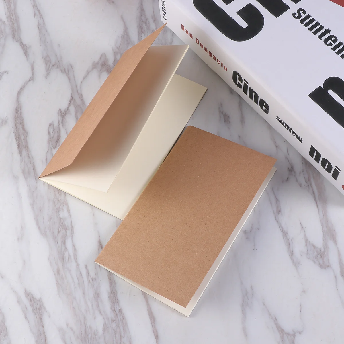 

12Pcs Journal Notebook Blank Kraft Paper Vintage Sketch Notebooks Memo Diary Subject Notebooks Planner Memo Pad for Travelers