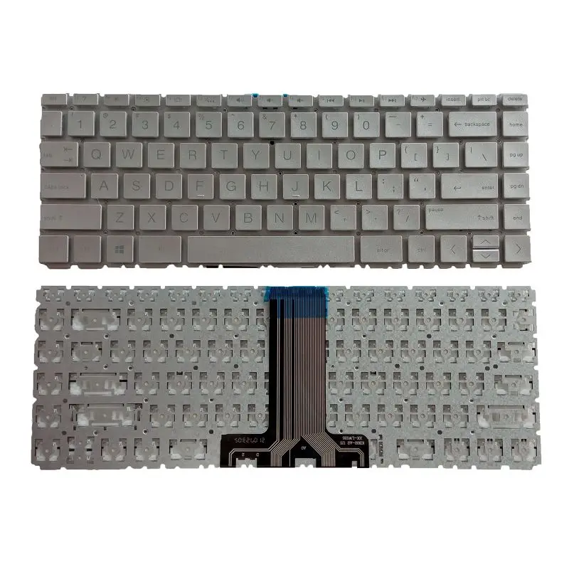 

US Silver Keyboard for HP Home 14-cf 14-cf0000 14-df 14-df0000 14-ma14-ma0000 14-dk0000
