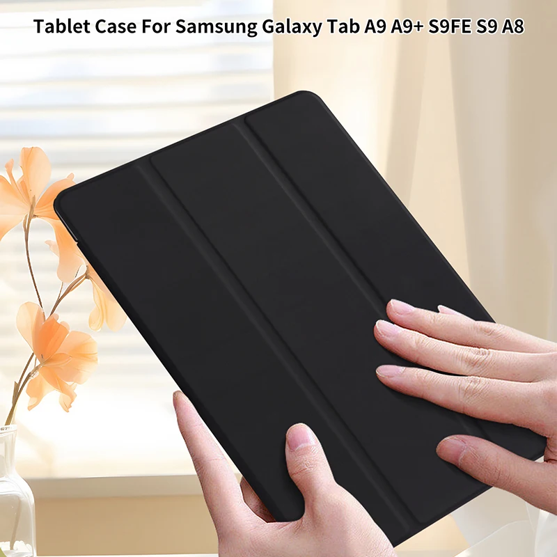 Силиконовый чехол-подставка для планшета Galaxy Tab A9 Plus S9FE A8