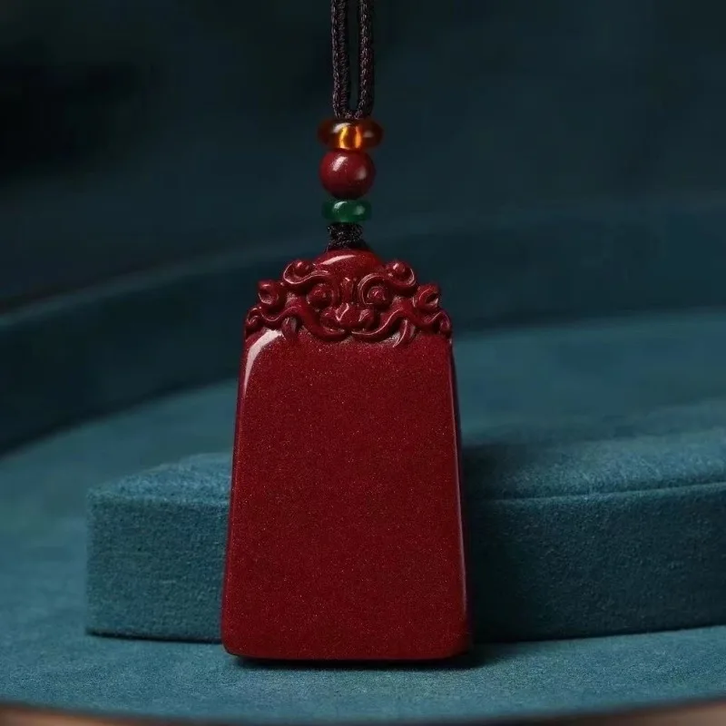 Подвеска Cinnabar в виде фиолетового песка с высоким содержанием подвеска для мужчин