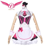 game fgo cosplay costume tohsaka rin valentines street choco women maid dresses cosplay costumes