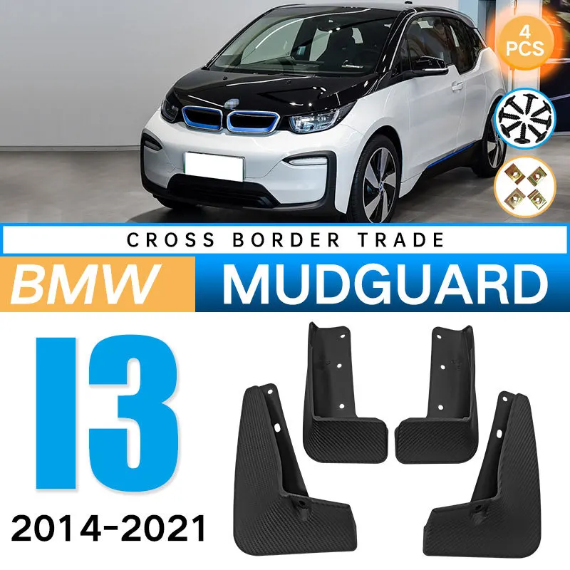 

MudFlaps For BMW I3 2014-2021 Mudguards Mud Flaps Splash Guards Front Rear Wheels Fender Car Accessories 4Pcs