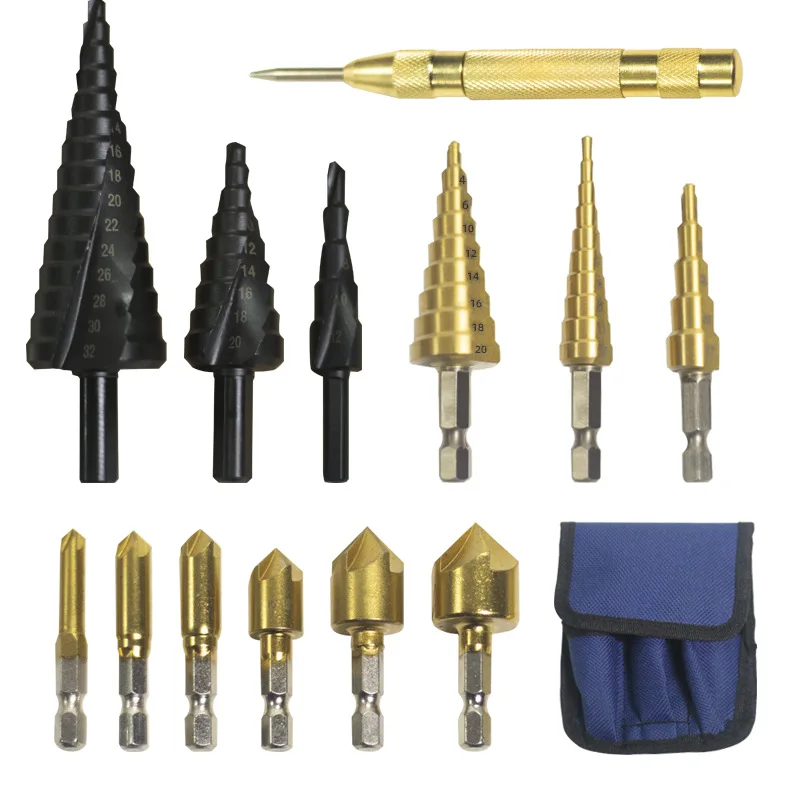 Yunbei 10 комплектов из пяти сверлильных перфораторов для деревообработки с фаской