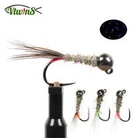 vtwins tungsten euro jig nymph sexy walt worm uv ribbing wet flies for trout lures fly fishing hooks mayfly nymphs attractor
