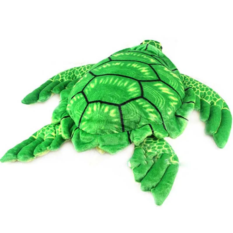 Детская мягкая плюшевая игрушка подушка-черепаха морское животное подарок на