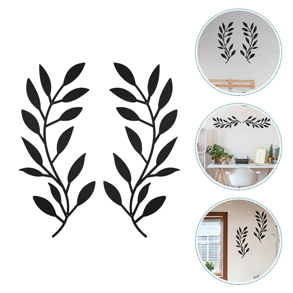 

Walldecor Leaf Metal Iron Branch Tree Sculpture Scroll Wrought Black Olive Vinedecoration Ornamentgardenhanging Silhouette