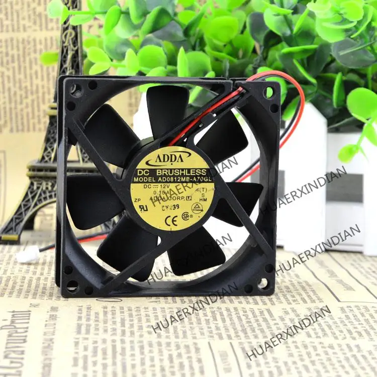 Новинка 8025, 12 В, а, 8 AD0812MB-A70GL, комплект для сборки охлаждающего вентилятора