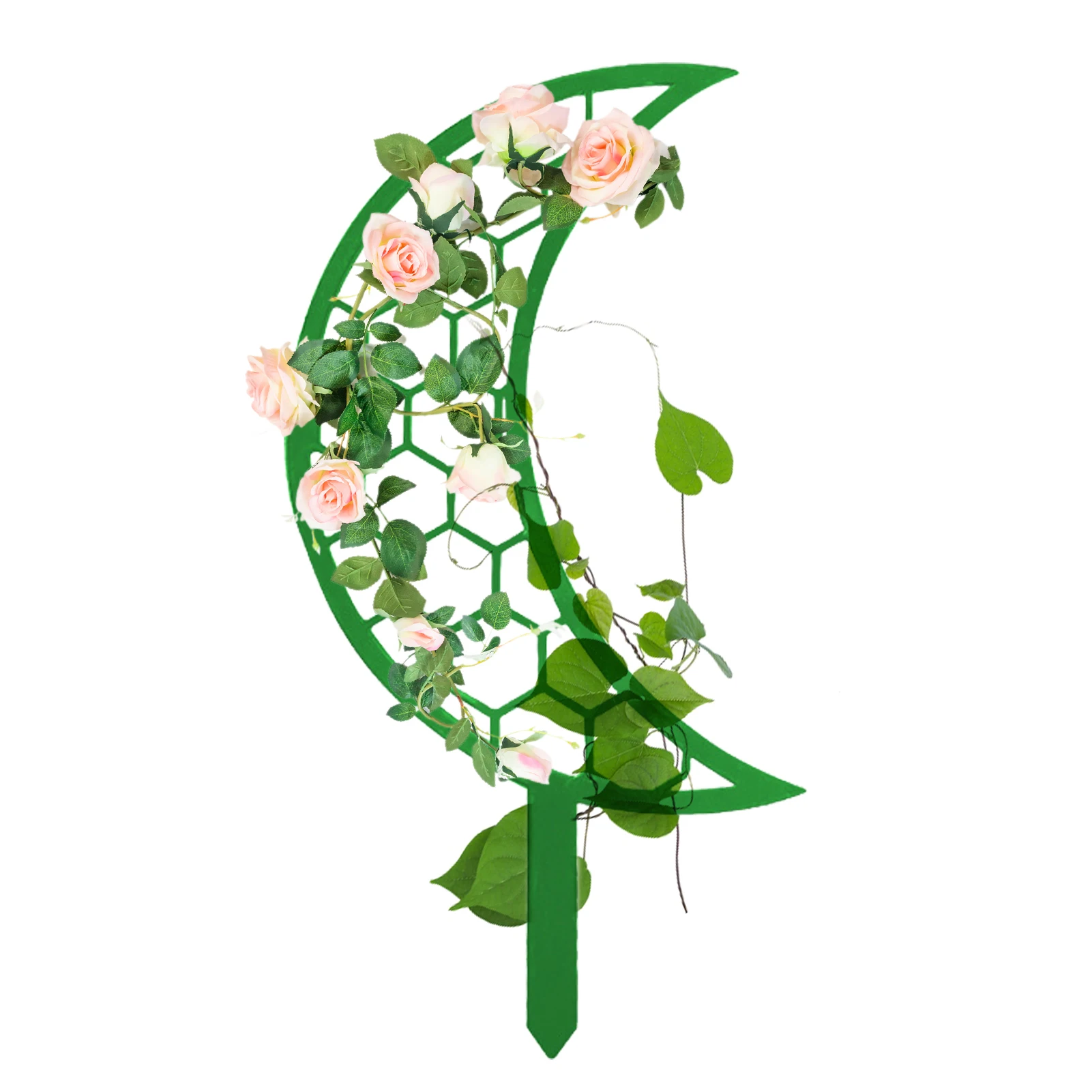

Plant Trellis Climbing Support Stake Plant Trellis Attractive Indoor Trellis Provides Support Moon Shaped Climbing Support Stake