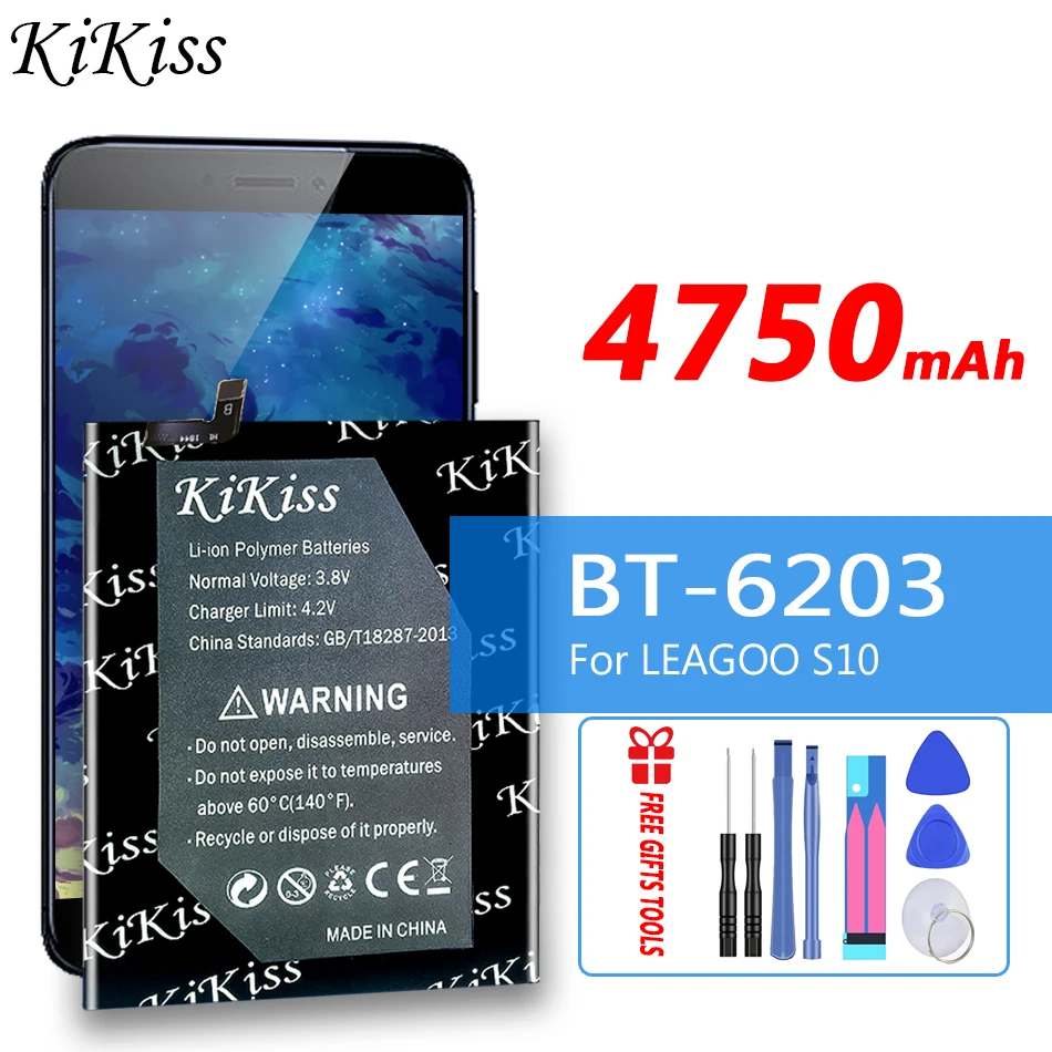 

Новый высококачественный аккумулятор 4750 мАч для LEAGOO S10 BT-6203