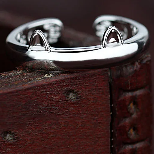 Женские кольца из стерлингового серебра 925 пробы праздничное кольцо с милыми