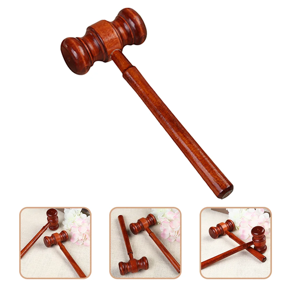 

Judge Hammer Shot Clothes Kids Role Play Toy Cosplay Gavel Plaything Law Wood Wooden Novel Gavels Child Auctions Children