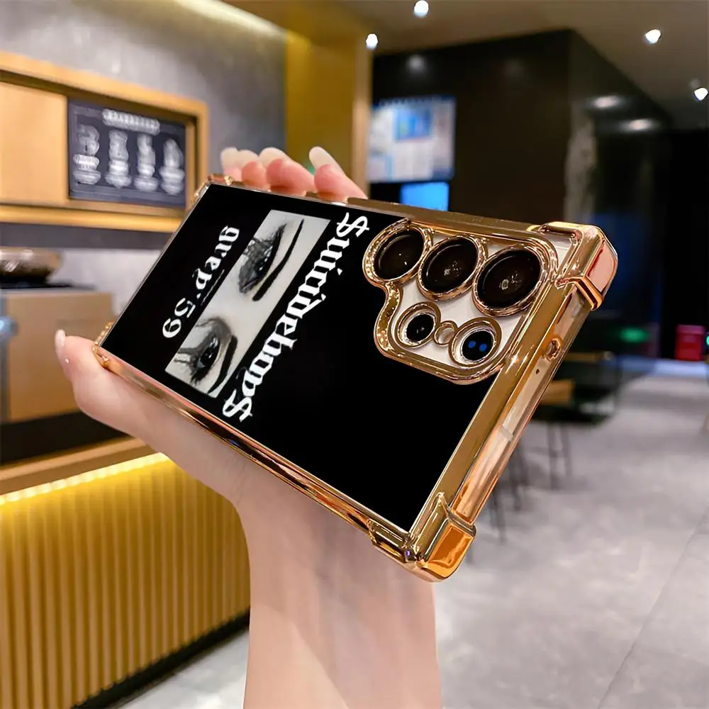 Singer S-$uicideBoy$ RASTAR Чехол для телефона с блестками против падения Samsung S25 S24 Ultra 23 Fe 22 Plus