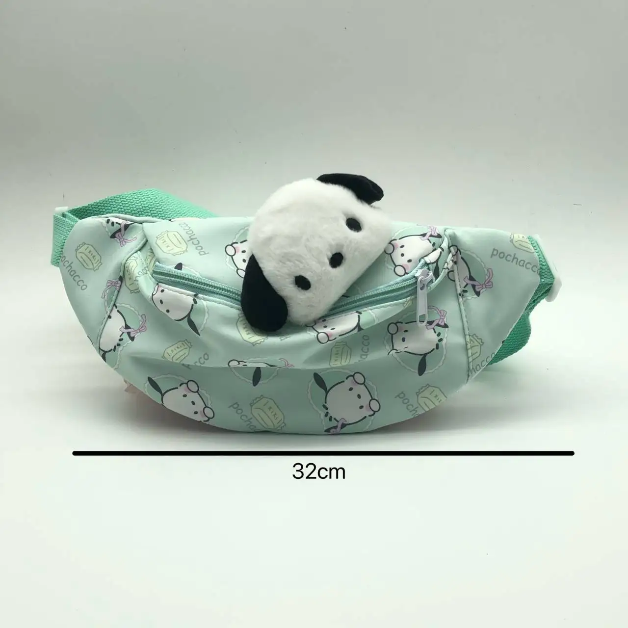

Anime Sanrio Hello Kitty Kuromi Cinnamoroll Woman Canvas Casual Bag Cartoon Crossbody Bag Chest Bag Kawaii Fashion Waist Pack