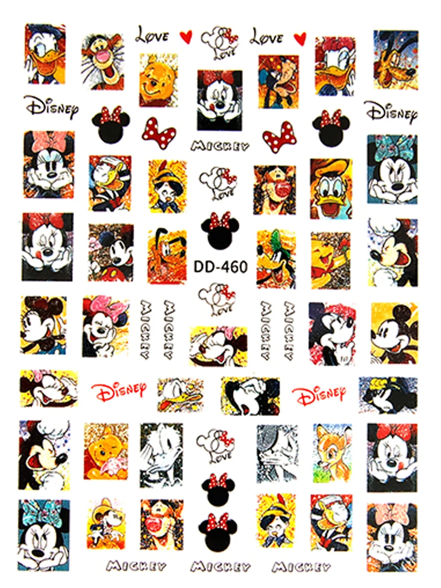 

Cute Cartoon Mickey Mouse Series 3D Nail Stickers Nail Art Supplies DIY Disney Anime Stickers Nail Art Accessories