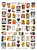 cute cartoon mickey mouse series 3d nail stickers nail art supplies diy disney anime stickers nail art accessories