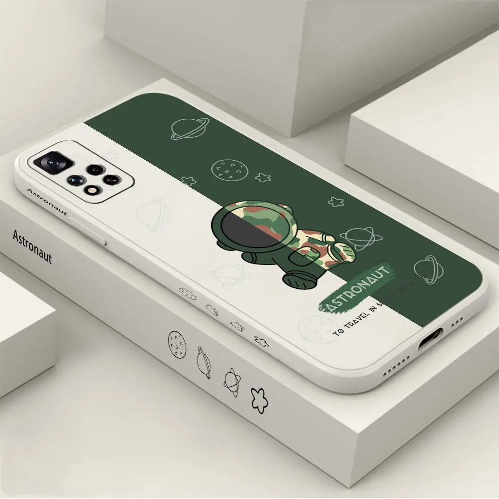 

Camouflage Astronaut Phone Case For Redmi Note 12 11 11T 11R 11E 11S 10 10T 9 9S 9T 8 7 7S Pro Plus Max 4G 5G Cover Fundas Cqoue
