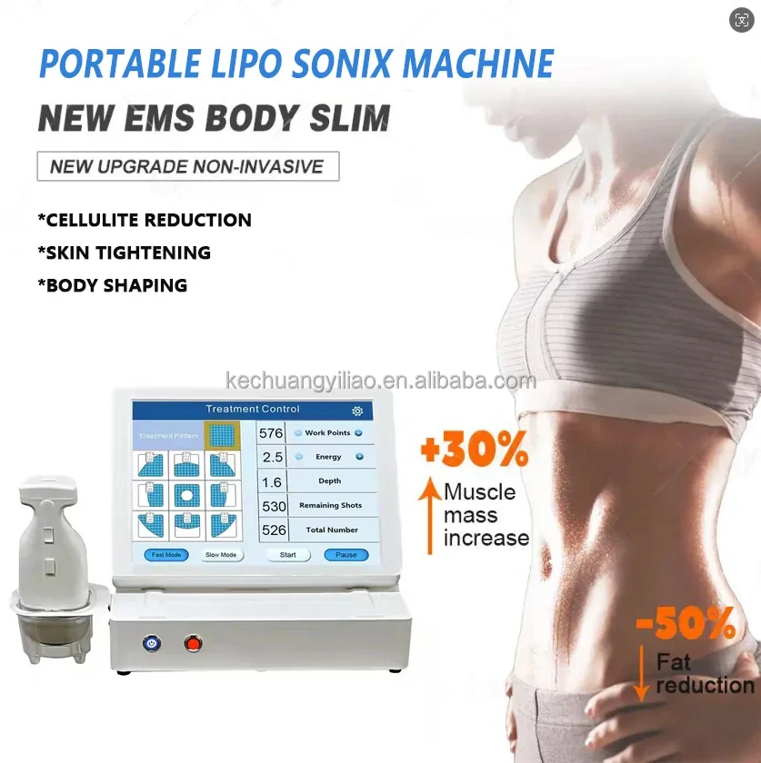 Lipo Sonixs! звуковая машина для снижения жира Hf похудения тела