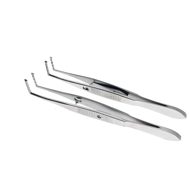 

Ophthalmic surgical tweezers Strabismus Forceps Reusable Ophthalmic Surgery tweezers instrument 110mm