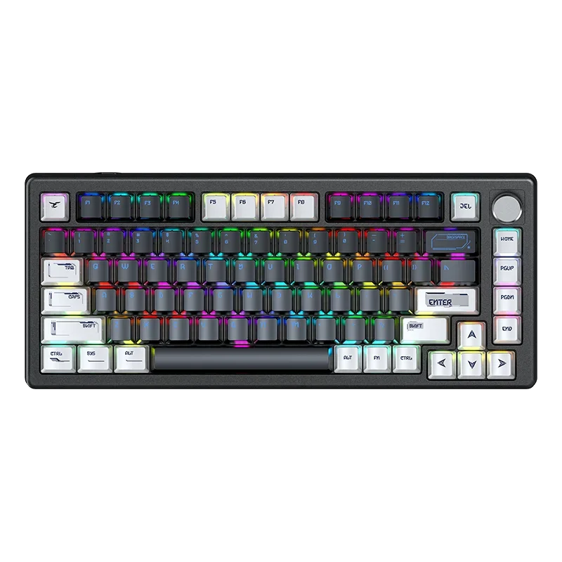 ZIYOUZHE LZ75 Магнитная Нефритовая клавиатура с валом для аварийной остановки игры RGB