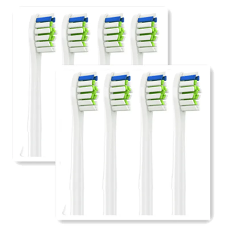 

Насадки для электрической зубной щетки, 8 шт., для электрической зубной щетки 6014, модель HX6013 HX6530 HX9023 HX9342 Soni care R710 RS910 RS930