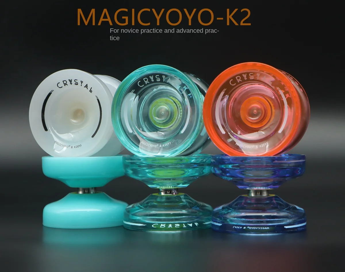 

Yo-Yo Ghost Hand K2 Crystal Yo-Yo Professional Fancy Top Finger Butterfly Glueball Yo-Yo Ball