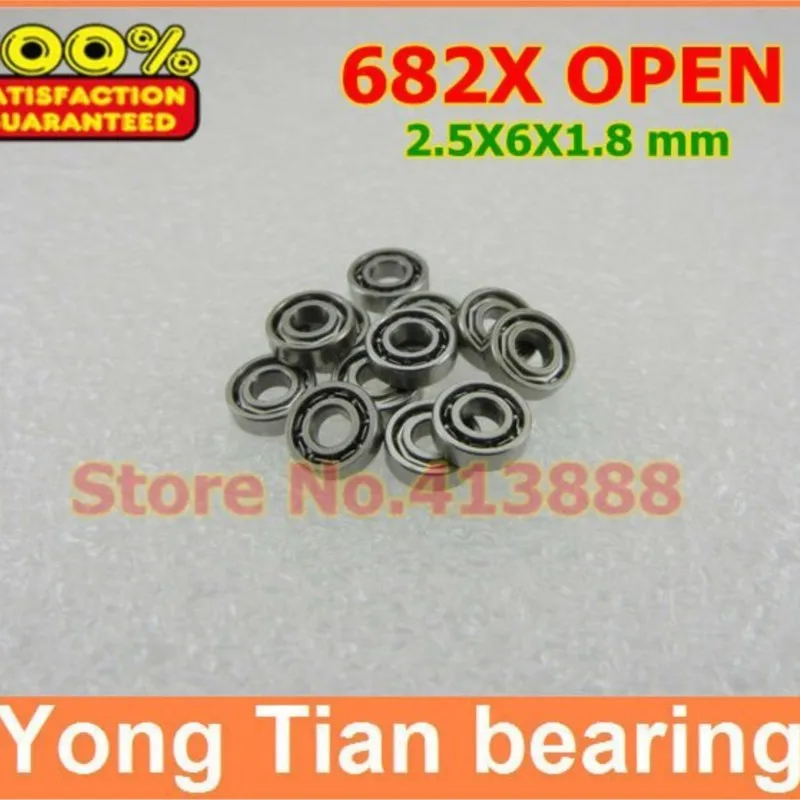 Free Shipping NBZH bearingHigh Quality 682X OPEN 2.5*6*1.8 Mm Metric Miniature Deep Groove 682X ABEC-5 Free Shipping NBZH bearingHigh Quality 682X OPEN 2.5*6*1.8 Mm Metric Miniature Deep Groove 682X ABEC-5