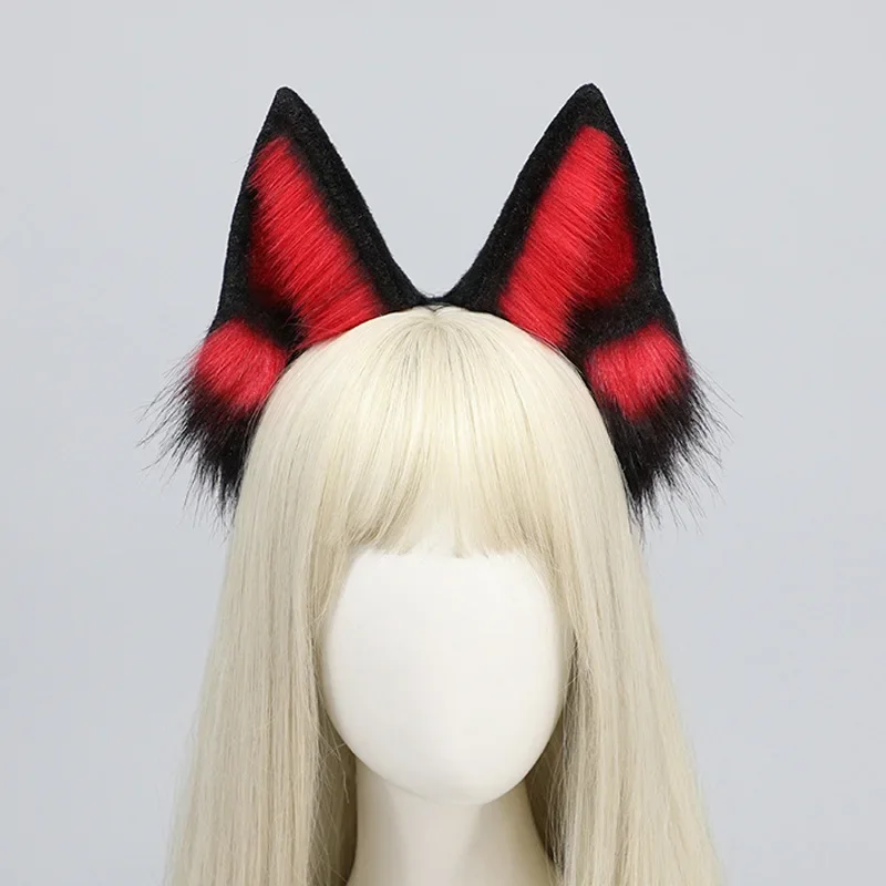 SN55Новые плюшевые уши немецкой овчарки аксессуары для косплея обруч волос ручной