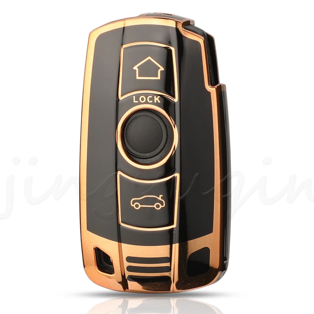 

JYQ 2BTN Чехол для автомобильного ключа из ТПУ для BMW E60 E61 E70 E81 E87 E90 E91 E92 X1 X5 X3 1 3 5 6 серии Z4 Защитная оболочка Аксессуары