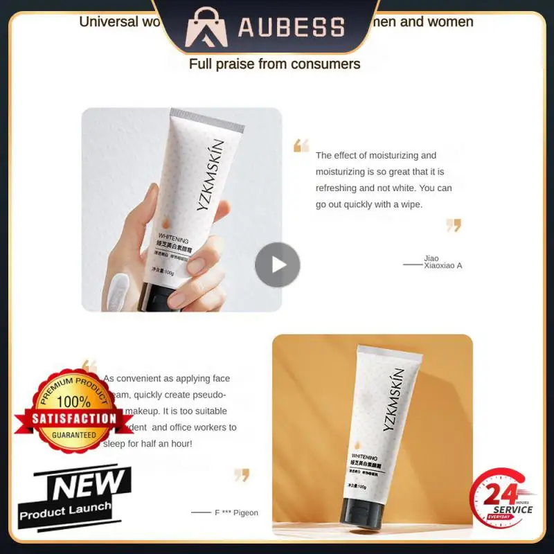 

Brightening Cream Whitening Hold Makeup Cream Face Makeup Primer Plant Extract Moisturizing Makeup Cream Paste Moisture Cream