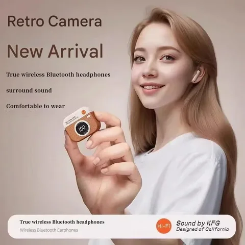 TWS Наушники Беспроводные наушники Q86 Наушники Ретро Беспроводные гарнитуры Шумоподавление Игровые музыкальные наушники