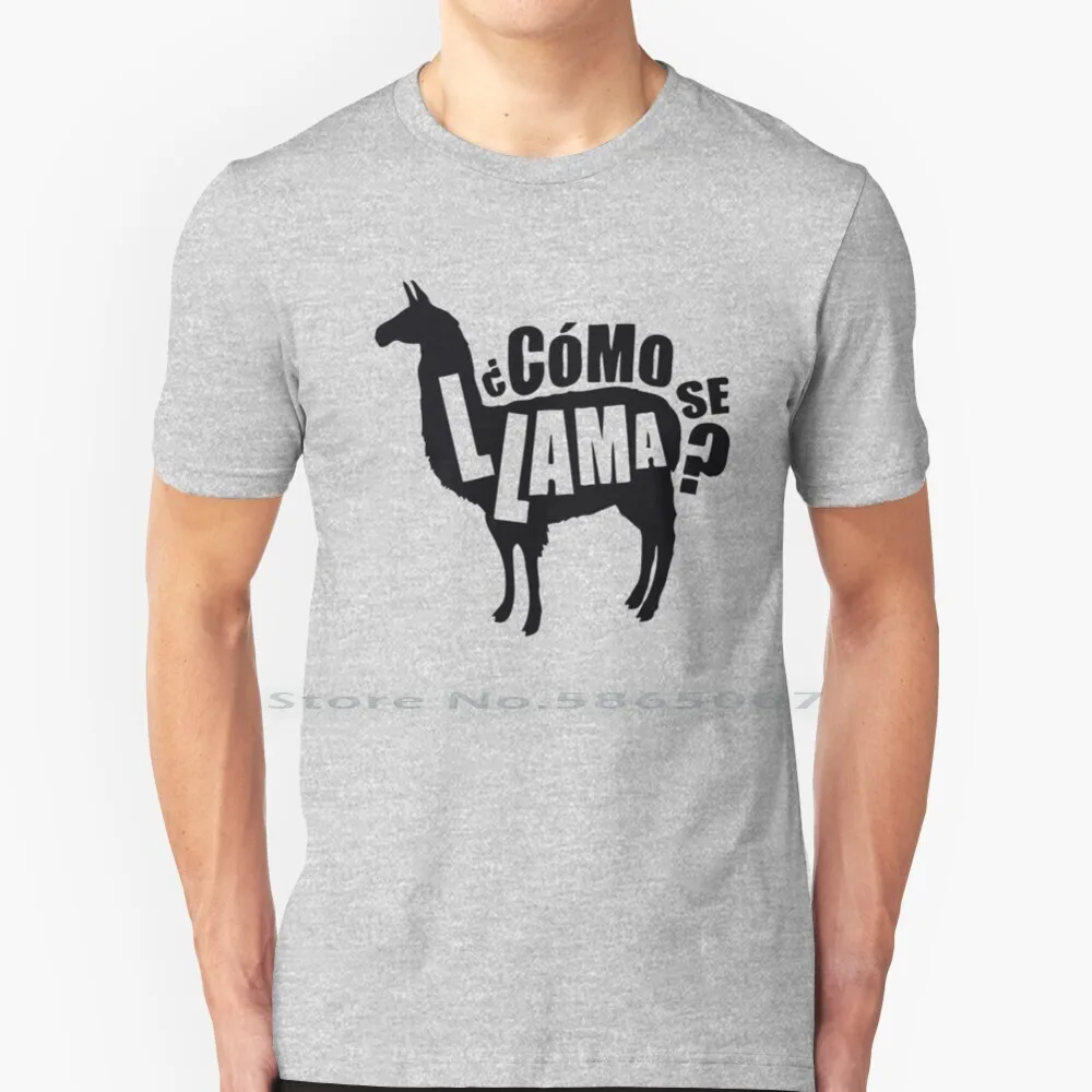 Футболка Como Se с ламой, 100% хлопок, испанская Альпака эспанол, такие шутки, Как Se, лама пунс, забавный, большой размер 6xl, футболка в подарок