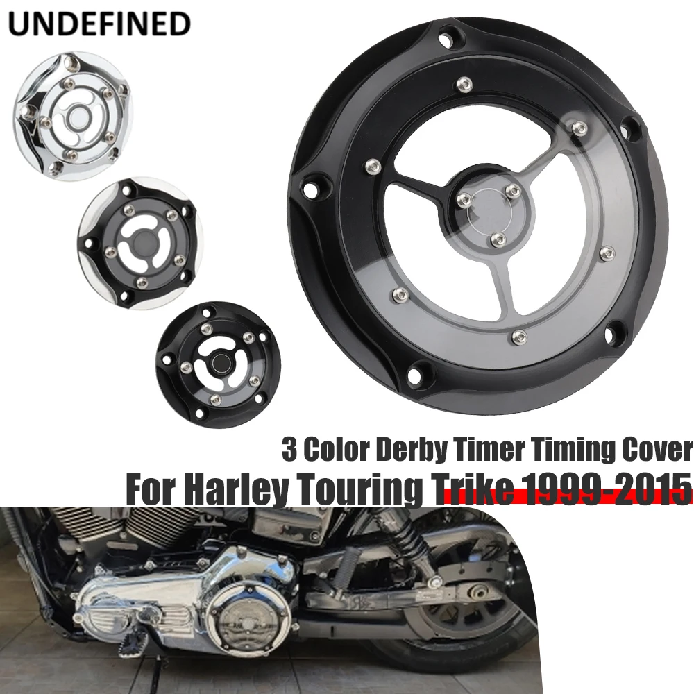 

Motorcycle Derby Timing Timer Cover CNC Engine Covers For Harley Touring Road King Electra Glide 1999-2015 Softail Deluxe Dyna