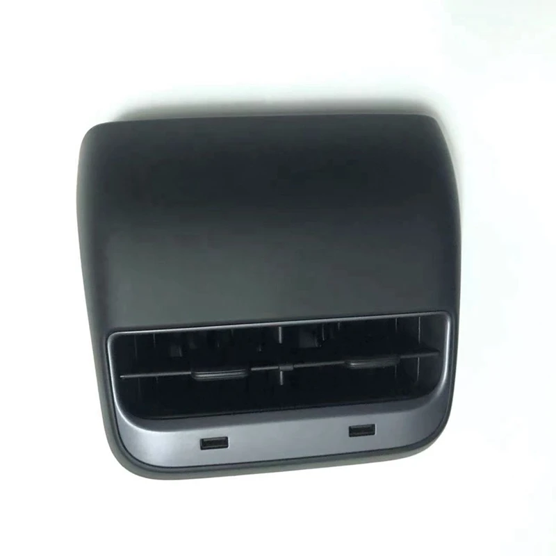 

1111072-00-E Console Rear Air Vent Grille Panel & USB Hubs Interface For Tesla Model 3 Y M3 Rear Outlet Vent Cover