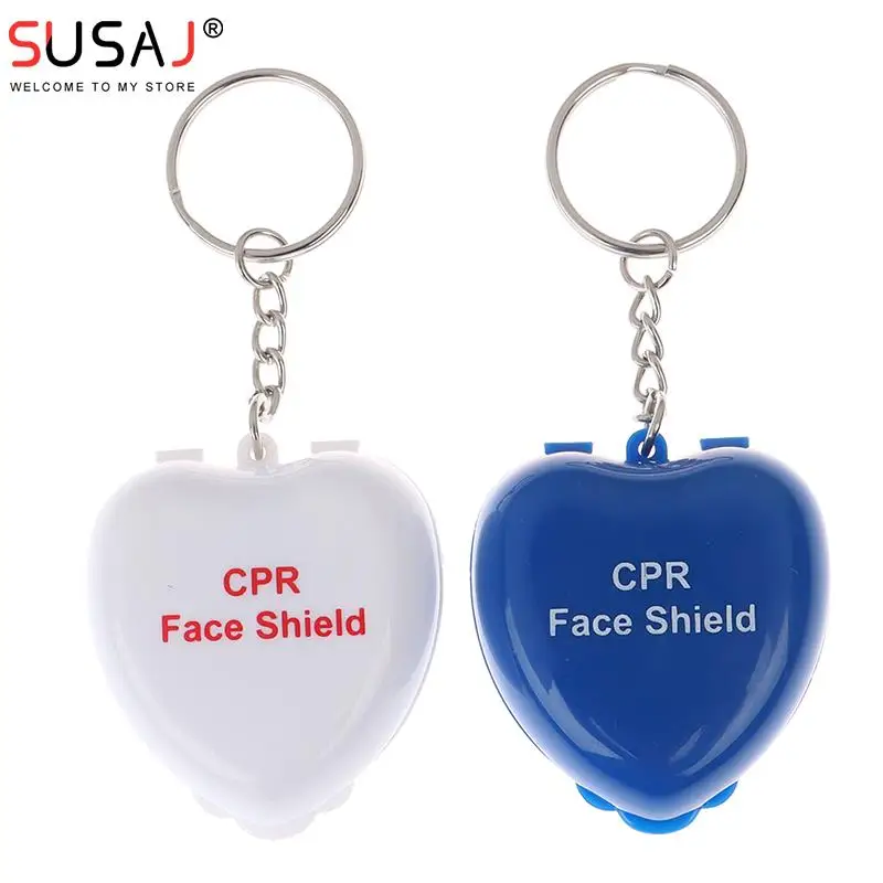 

CPR Resuscitator Rescue Emergency First Aid Masks CPR Breathing Mask Artificial Respiration Mouth Breath One-way Valve Tools