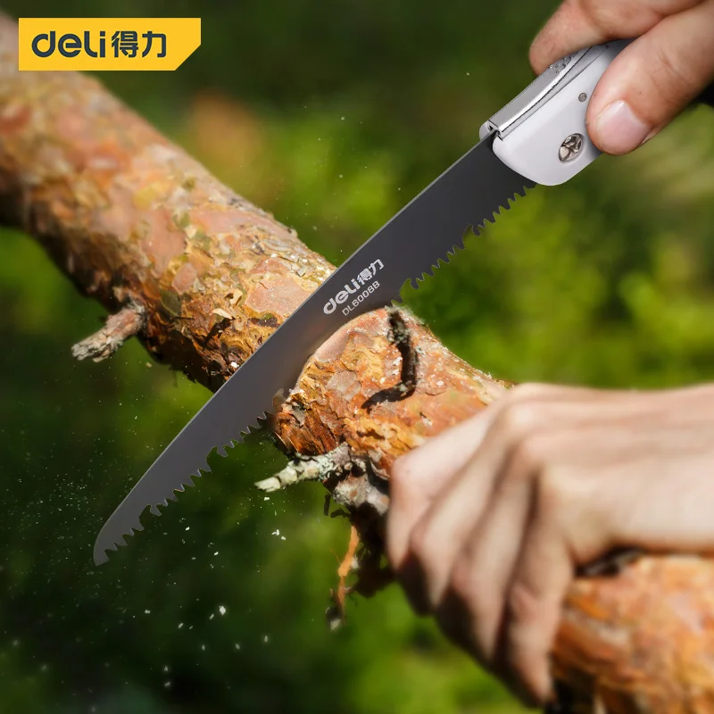 

Deli Gardening Tool 1 Pcs 7/8/10 Inch Folding Saw Non-slip Rubberized Handle Household Multitool Carpentry Portable Hand Tools