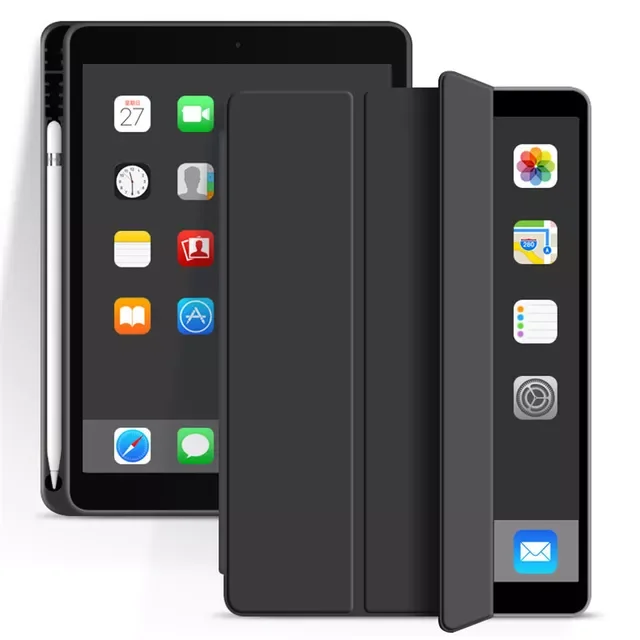 

Cover TPU Case For 2020 iPad Pro 11 12.9 10.5 Air 3 4 10.2 9.7 2018 2017 Mini 5 6 2021 With Pencil Holder