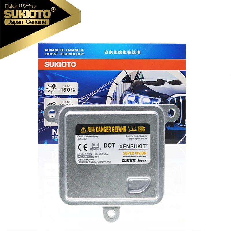 Оригинальная Японская Технология SUKIOTO OEM 55 Вт D1S D1R ксеноновый балласт для фар Hyundai SONATA 034663 10R-034663 A71177E00DG