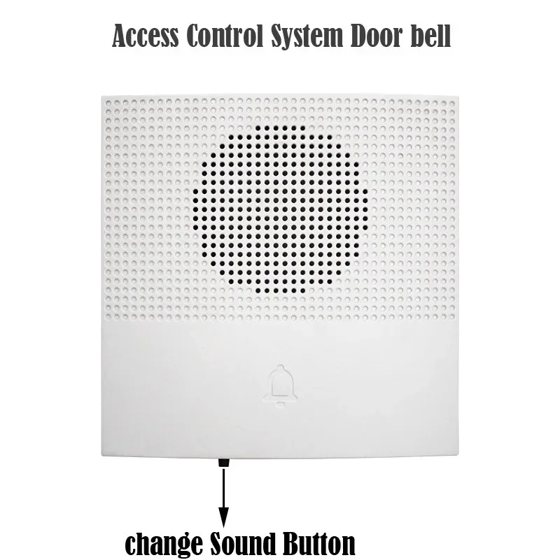 

DC 12V Hotel Home Office Wired Doorbell Wire Access Control System Supporting Battery Door Bell Alarm 38 sound Bell with Wires