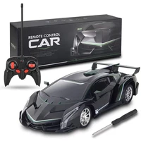 rc four way 116 remote control car with led lights off road racing electric boy toys for children outdoor birthday toy