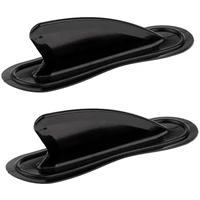 2 pcs kayak tracking fininflatable boat shark fin watershed board fin mounting points pvc replacement accessories