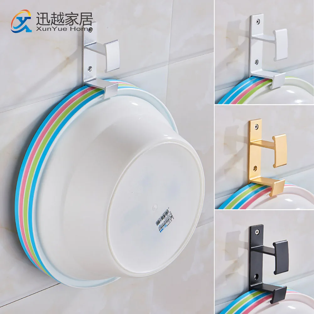 

Алюминиевая креативная вешалка для раковины, не требует отверстий, крепкая подставка, вешалка для раковины, аксессуары для ванной комнаты