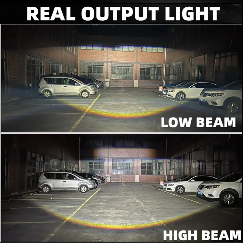 SANVI MINI H4 Bi светодиодный проектор с линзой фара 104 Вт 6000 К мотоциклетная дальнего и