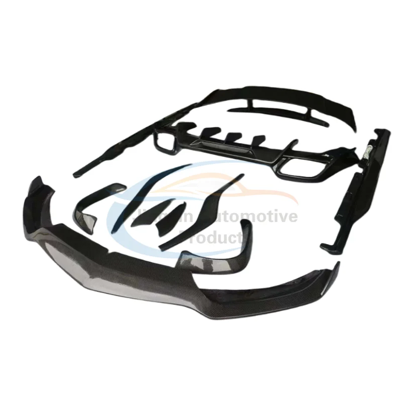 

Подходит для Mercedes-Benz AMG GTS из углеродного волокна RT-style маленькая юбка с передней губой и задней губой.