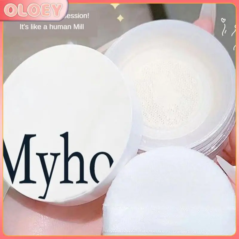 

Soft Matte Powder Face Setting Powder Brightening Moisturizing Makeup Concealer Powder Oil Control 2 Color Matte Setting Powder