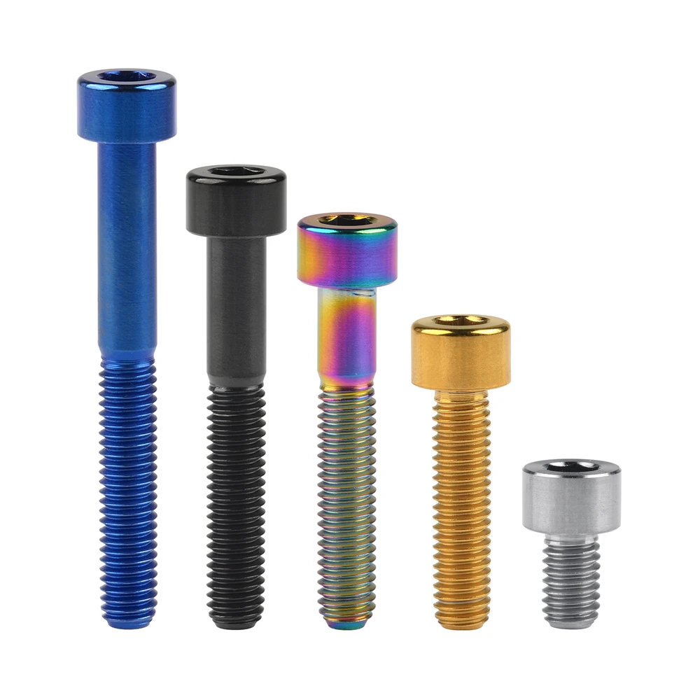 Титановый болт Xingxi M6X10 15 18 20 25 30 35 40 45 50 55 60 65 мм винт с шестигранной головкой для