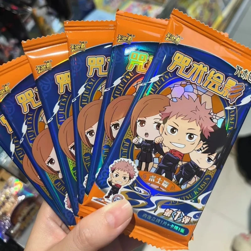 Фото Горячая Kayou Jujutsu Kaisen Merch Spell Shadow Warlock Card/Shikishi/Badge Set Acrylic Collect Премиум Аниме Периферийные устройства Идеальные подарки №1
